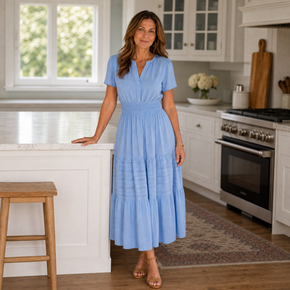 Brigida Gozzano™ Lightweight Maxi Dress for Effortless Summer Days