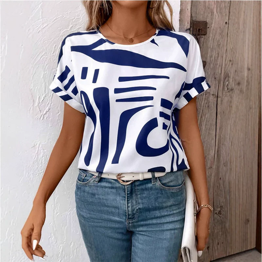 Brigida Women's Casual Short Sleeve T-Shirt - main front product view