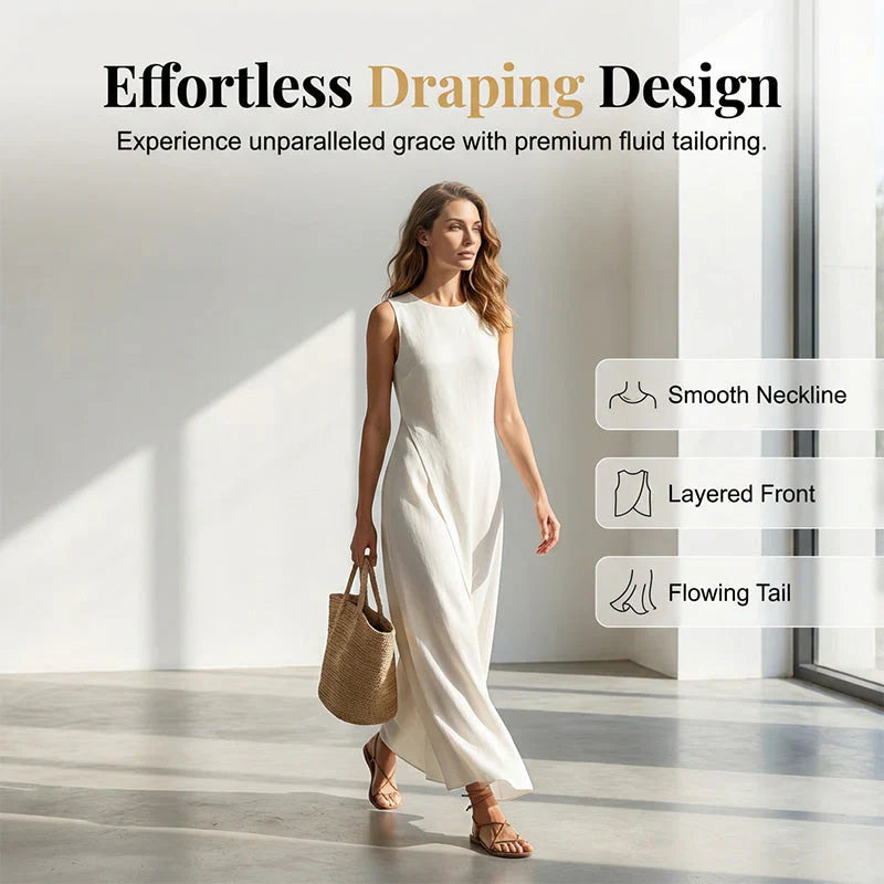 Brunella Trapanese™ Elegant Maxi Dress for Effortless Summer Style