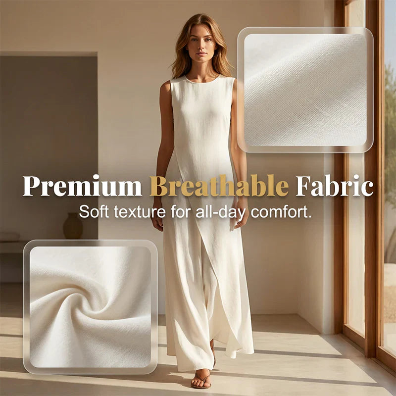 Brunella Trapanese™ Elegant Maxi Dress for Effortless Summer Style
