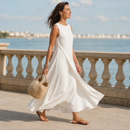 Brunella Trapanese™ Elegant Maxi Dress for Effortless Summer Style