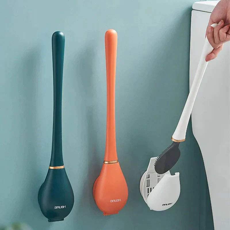 DeluxeClean™ Designer silicone toilet brush