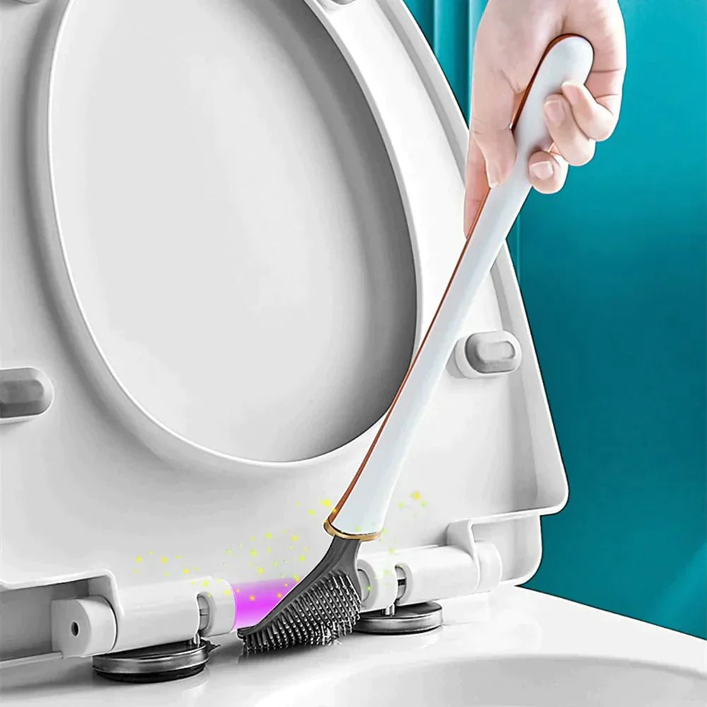 DeluxeClean™ Designer silicone toilet brush