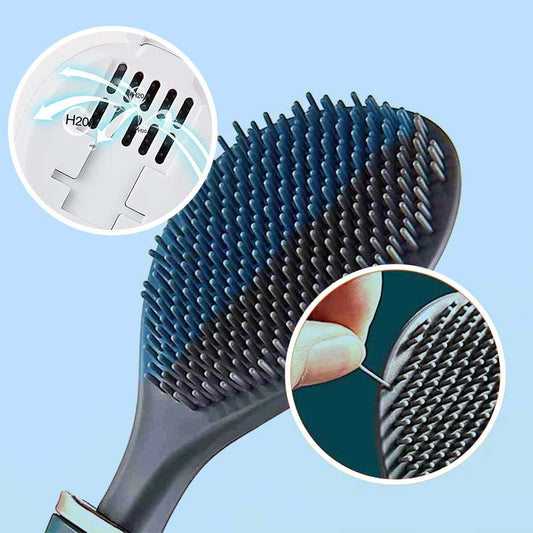 DeluxeClean™ Designer silicone toilet brush