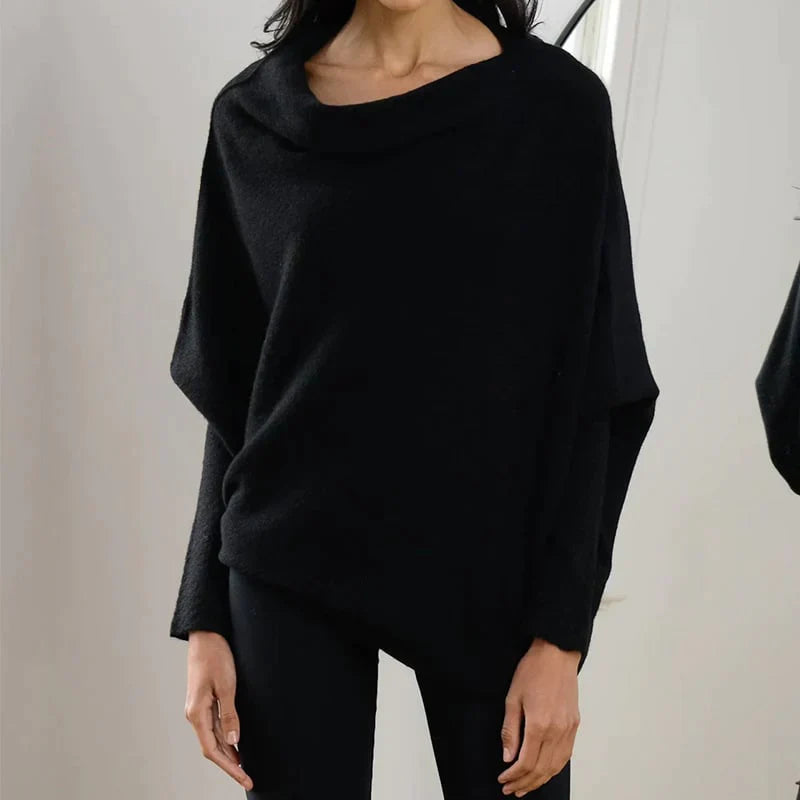 Salomé Jacques™ Asymmetrical striped sweater