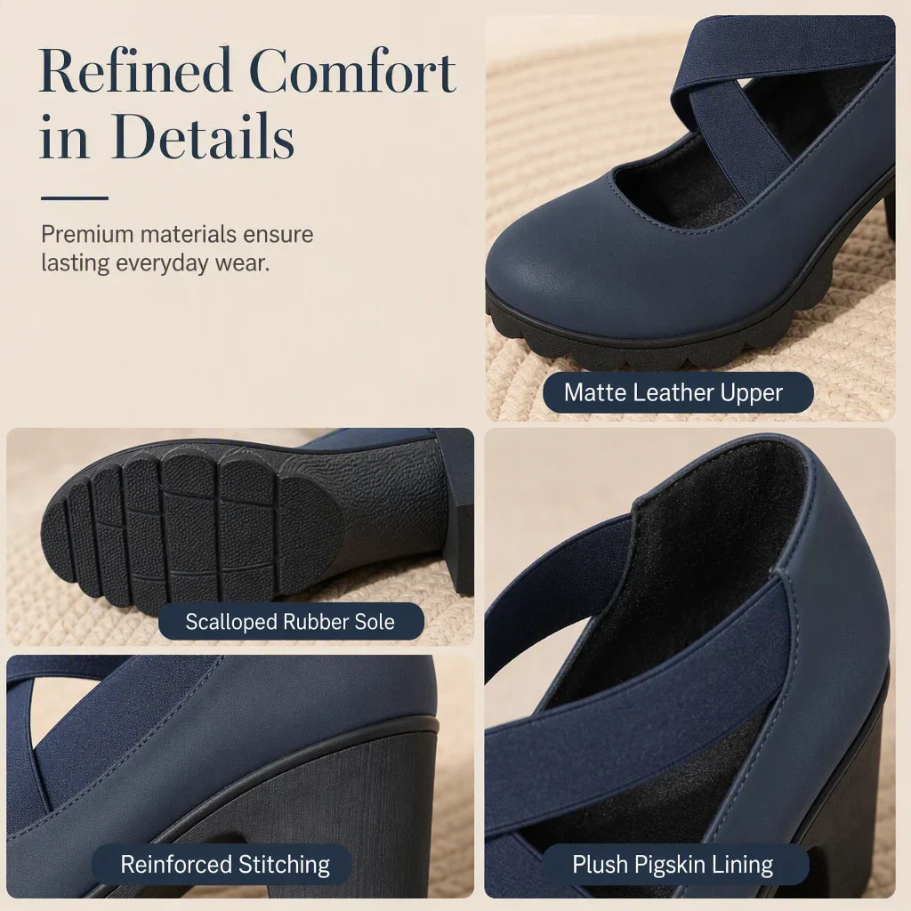 Camelia Izzo™ Elegant Mary Jane Platform Heels