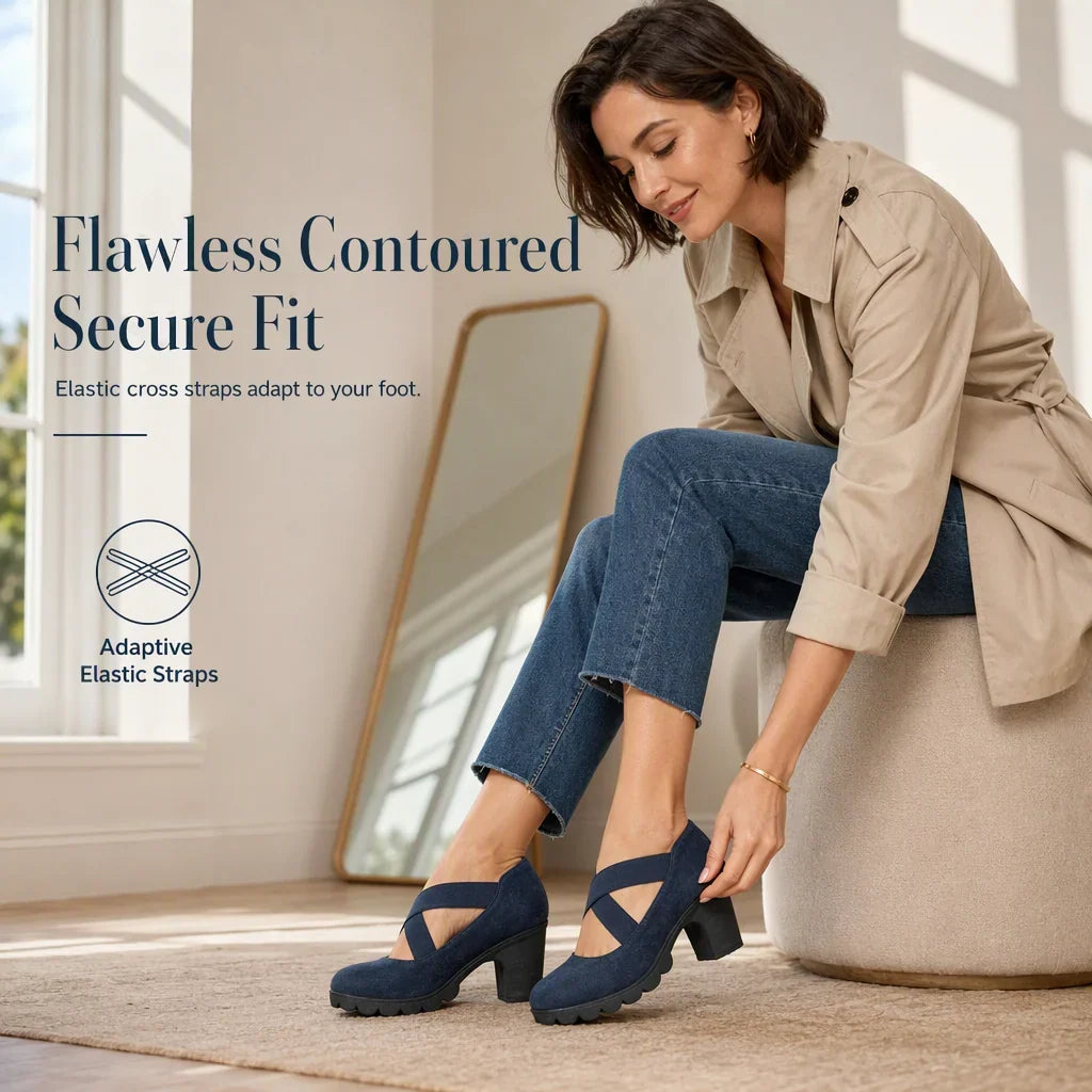 Camelia Izzo™ Elegant Mary Jane Platform Heels