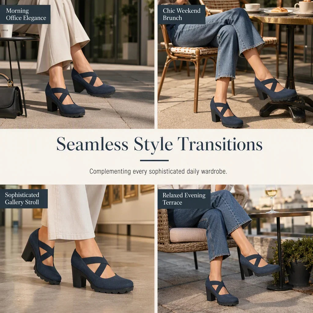 Camelia Izzo™ Elegant Mary Jane Platform Heels