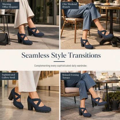 Camelia Izzo™ Elegant Mary Jane Platform Heels