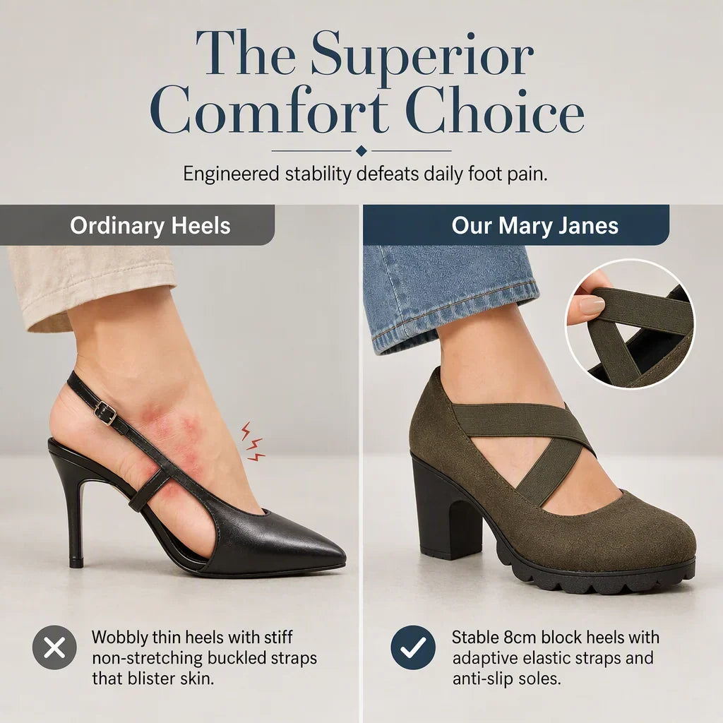 Camelia Izzo™ Elegant Mary Jane Platform Heels
