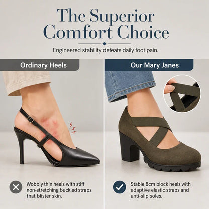 Camelia Izzo™ Elegant Mary Jane Platform Heels