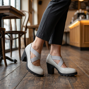 Gray PU Leather