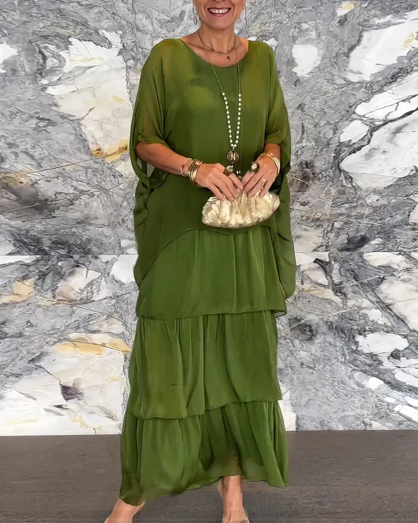 Camilla Agnelli™ Elegant Floral Dress for Social Occasions