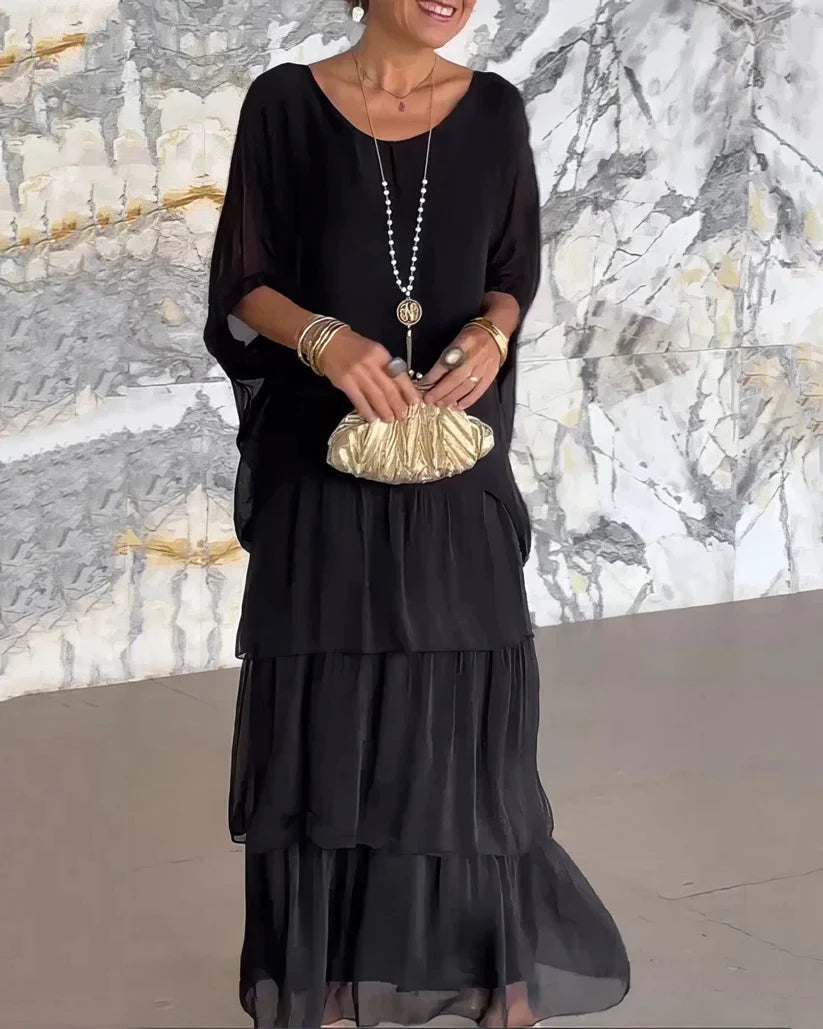 Camilla Agnelli™ Elegant Floral Dress for Social Occasions
