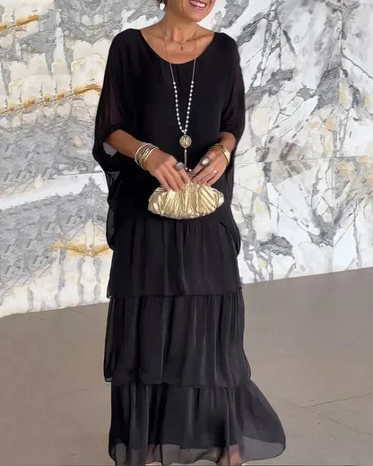 Camilla Agnelli™ Elegant Floral Dress for Social Occasions