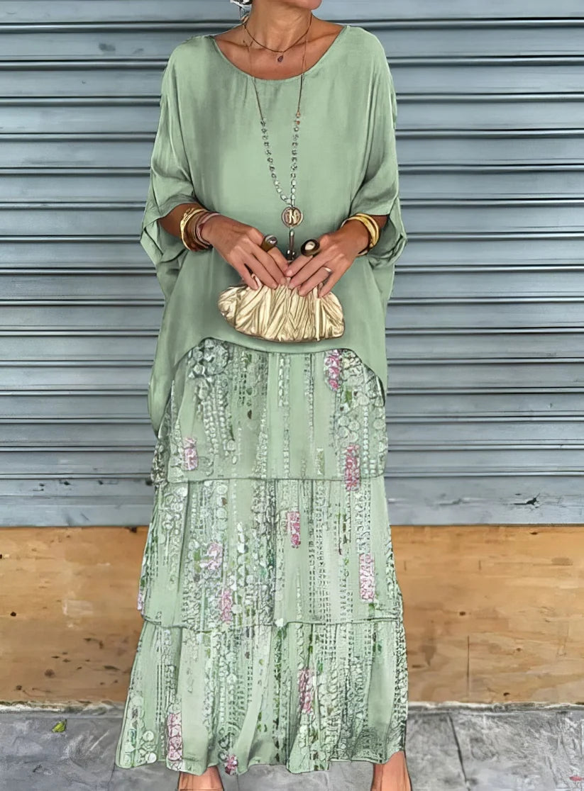 Camilla Agnelli™ Elegant Floral Dress for Social Occasions