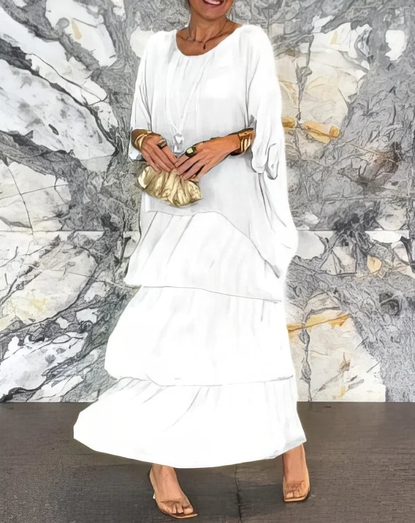 Camilla Agnelli™ Elegant Floral Dress for Social Occasions