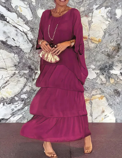 Camilla Agnelli™ Elegant Floral Dress for Social Occasions