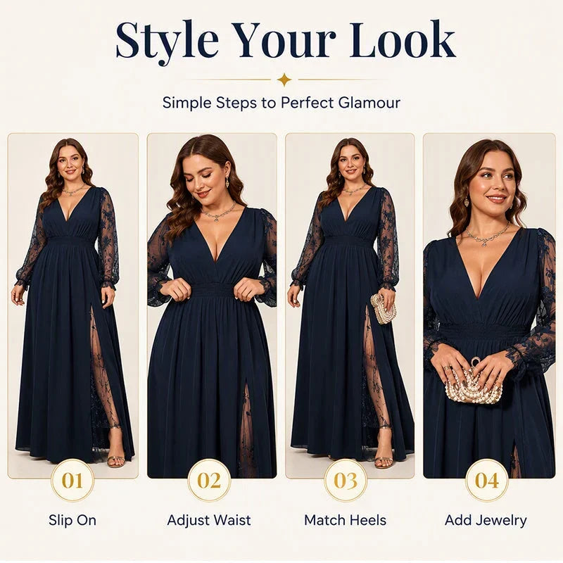 Camilla Amato™ Elegant Lace Dress for Special Occasions