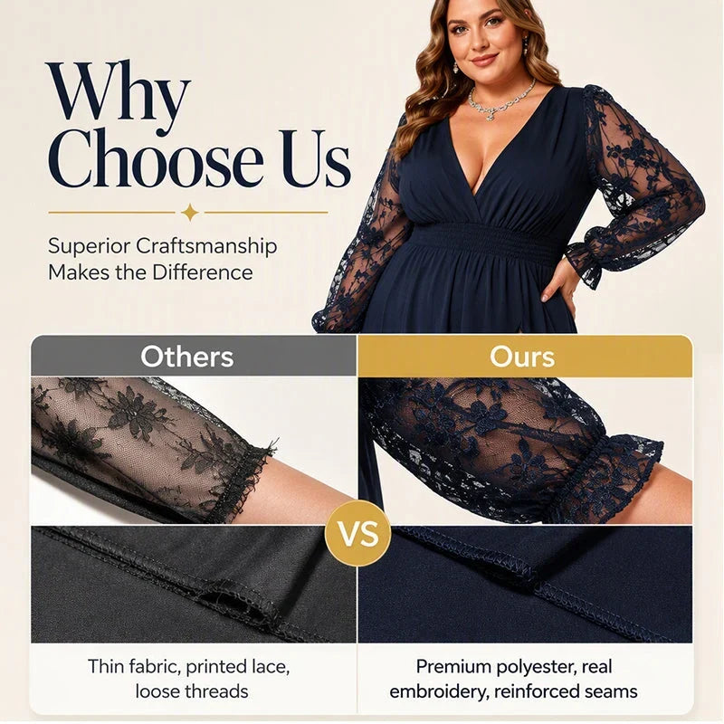 Camilla Amato™ Elegant Lace Dress for Special Occasions