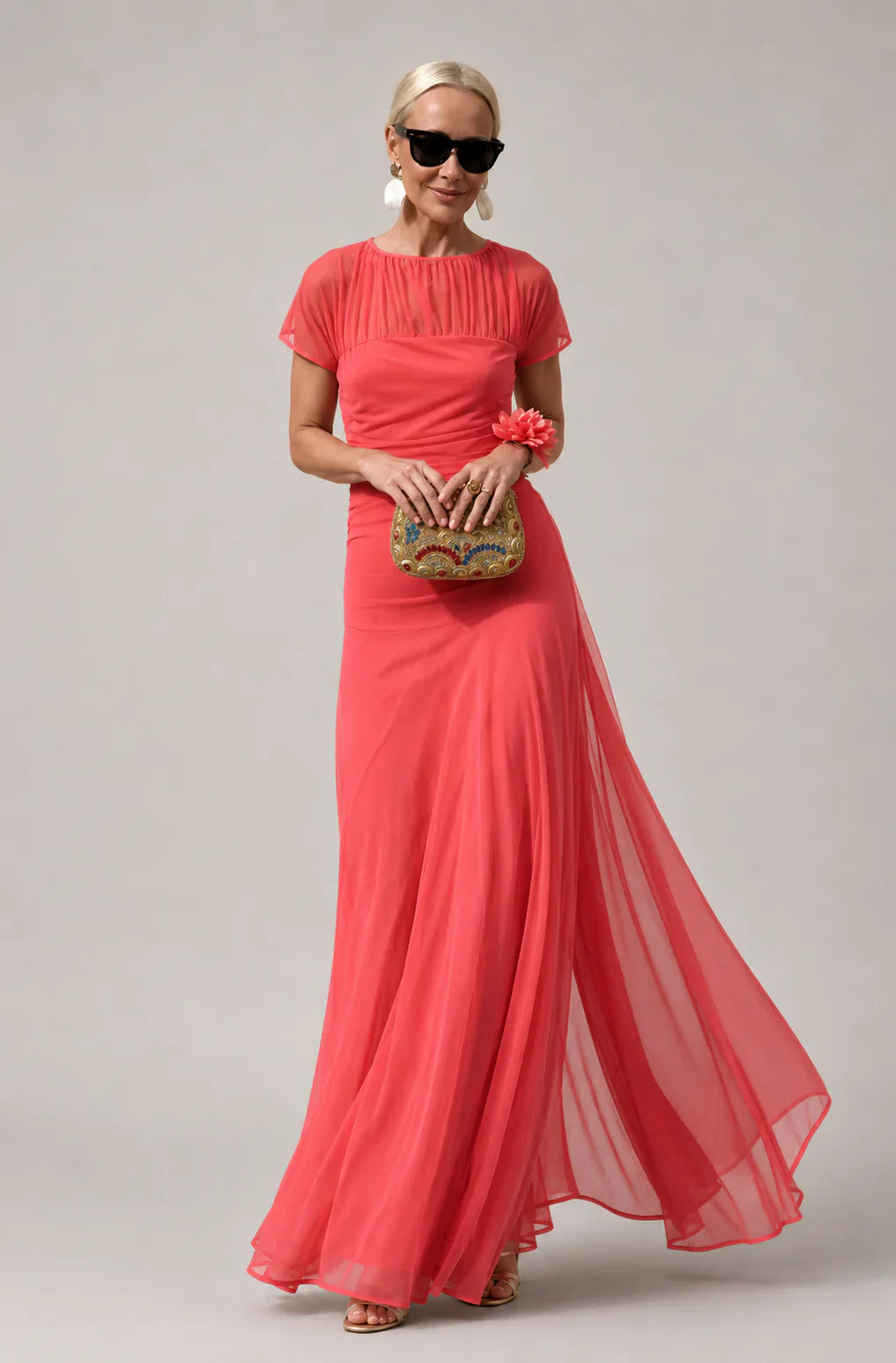 Camilla Della Valle™ Elegant Flowing Dress for Special Occasions
