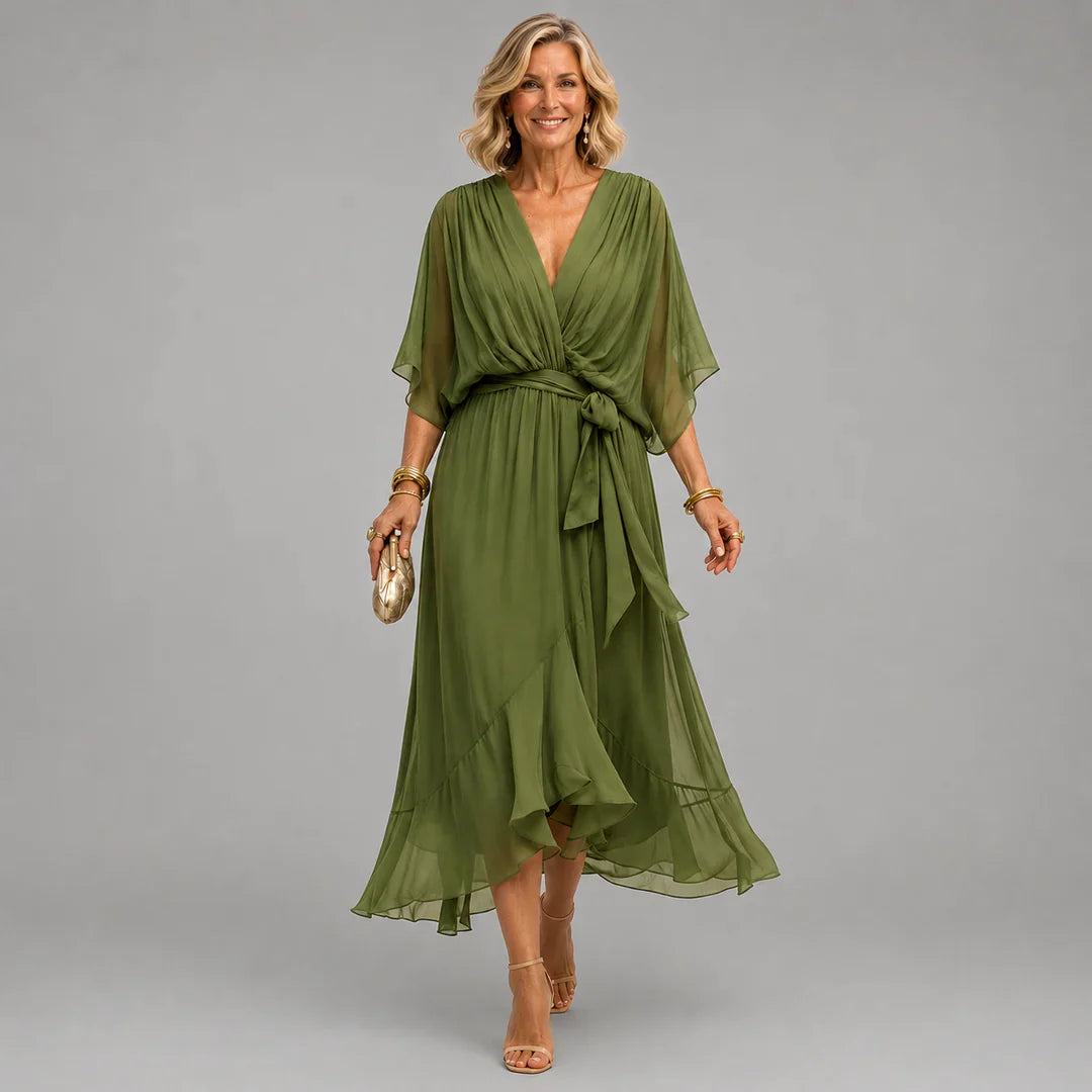 Camilla Della Valle™ Elegant Flowing Dress for Special Occasions