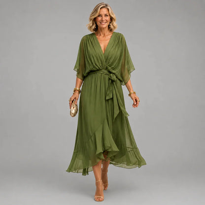 Camilla Della Valle™ Elegant Flowing Dress for Special Occasions