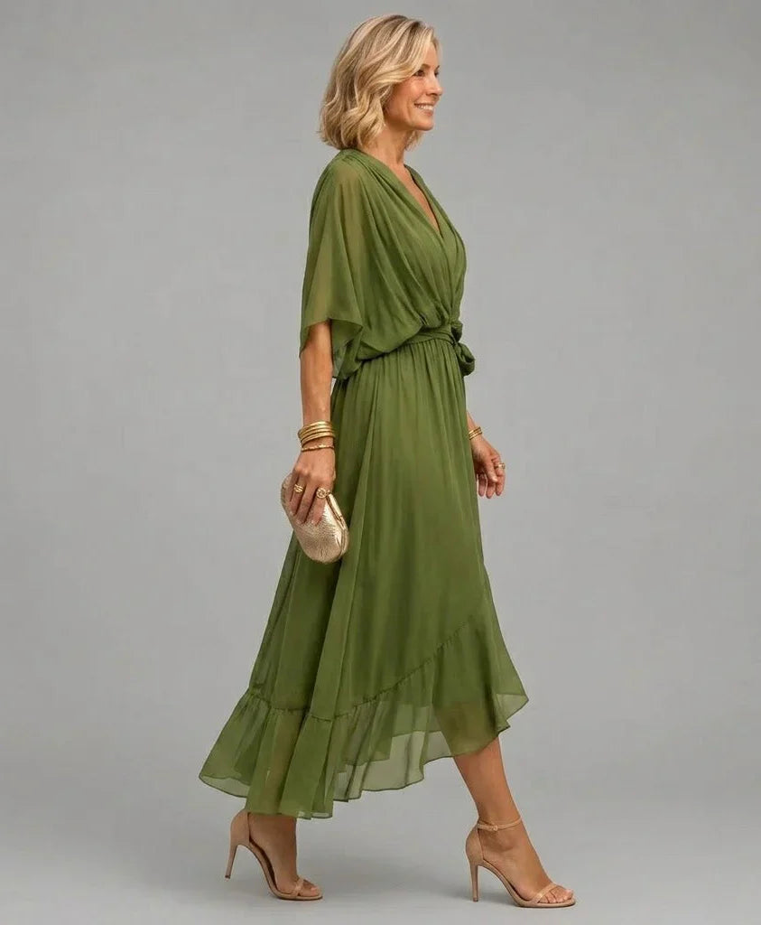 Camilla Della Valle™ Elegant Flowing Dress for Special Occasions