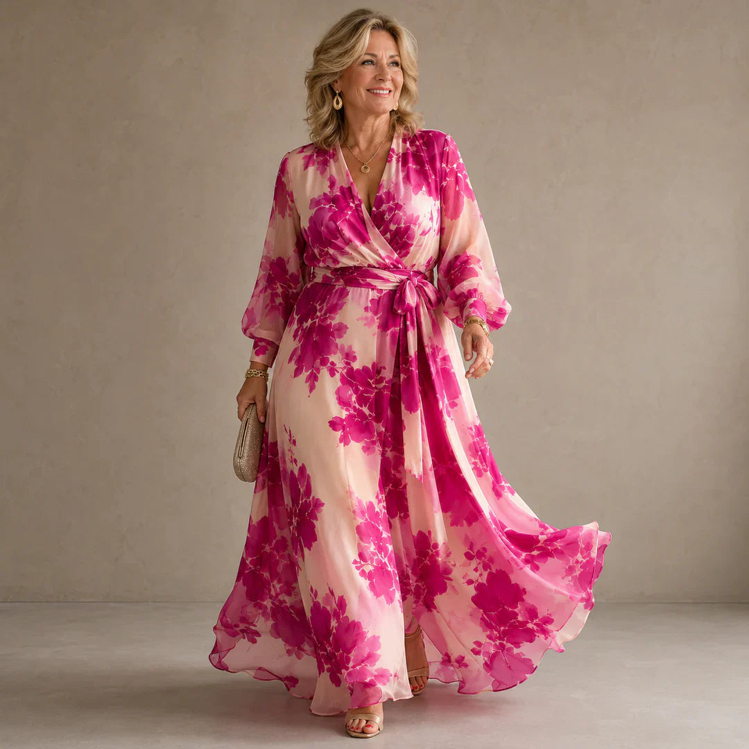 Camilla Della Valle™ Elegant Flowing Dress for Special Occasions