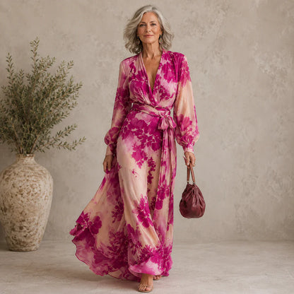 Camilla Della Valle™ Elegant Flowing Dress for Special Occasions