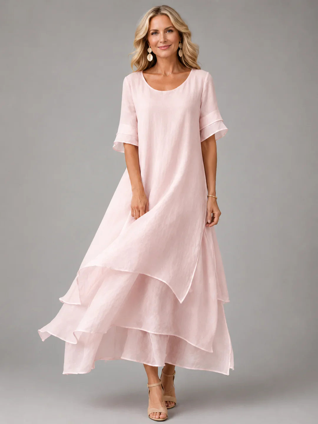 Camilla Della Valle™ Elegant Flowing Dress for Special Occasions