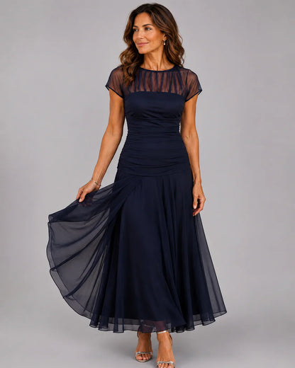 Camilla Elegant Flowing Dress - main front product view
