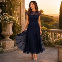 Camilla Della Valle™ Elegant Flowing Dress for Special Occasions