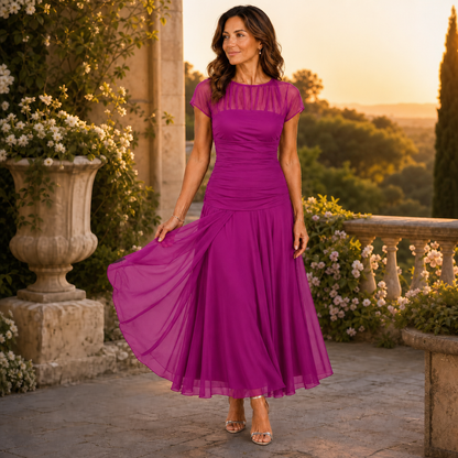 Camilla Della Valle™ Elegant Flowing Dress for Special Occasions