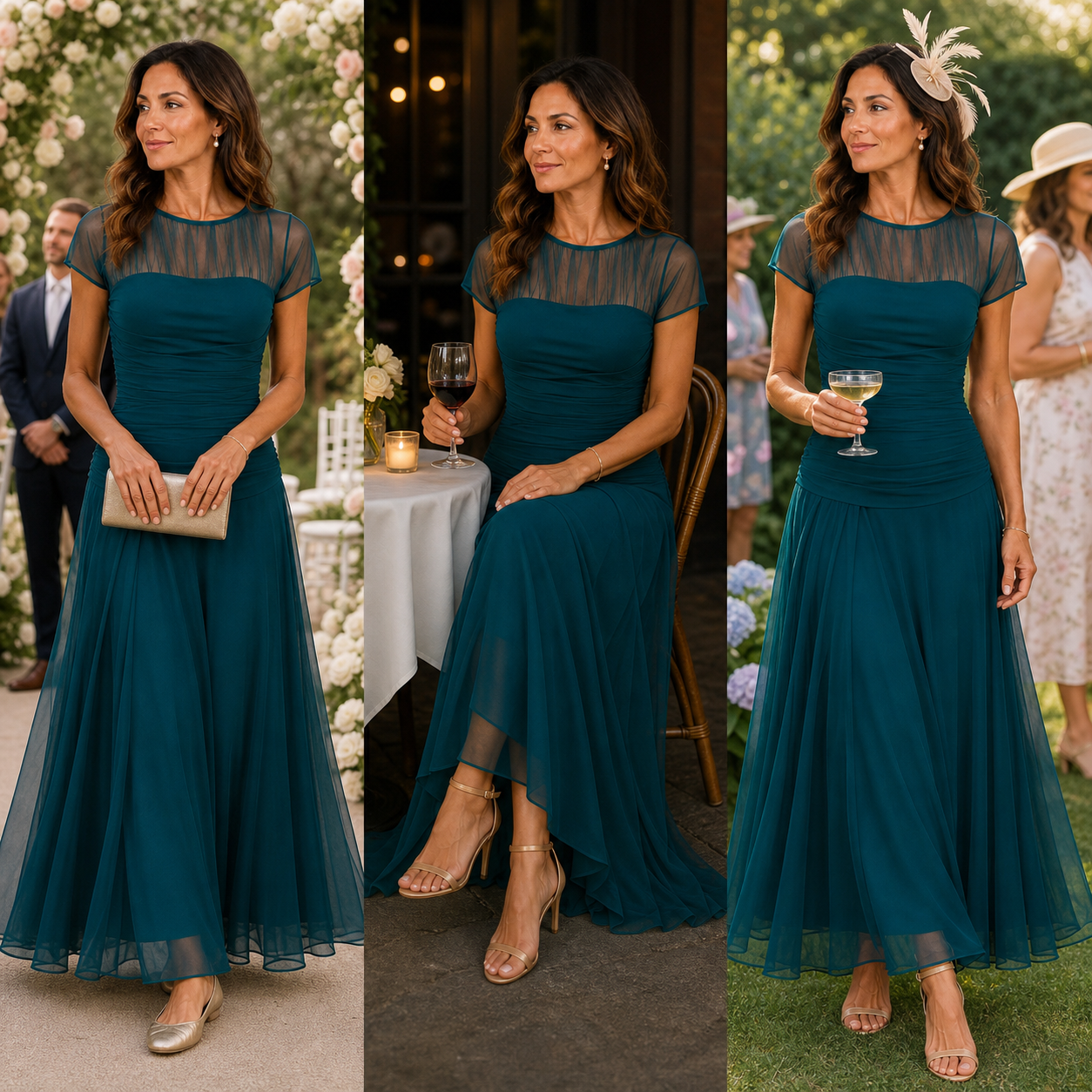 Camilla Della Valle™ Elegant Flowing Dress for Special Occasions