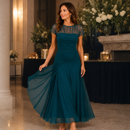 Camilla Della Valle™ Elegant Flowing Dress for Special Occasions