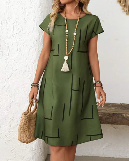 Camilla Granelli™ Breathable Printed Dress for Effortless Summer Style