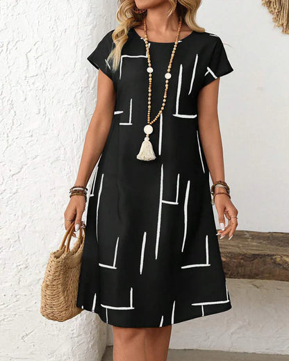 Camilla Granelli™ Breathable Printed Dress for Effortless Summer Style
