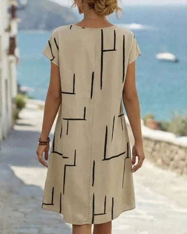 Camilla Granelli™ Breathable Printed Dress for Effortless Summer Style