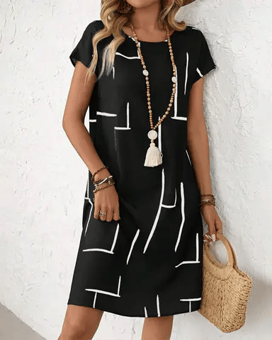 Camilla Granelli™ Breathable Printed Dress for Effortless Summer Style