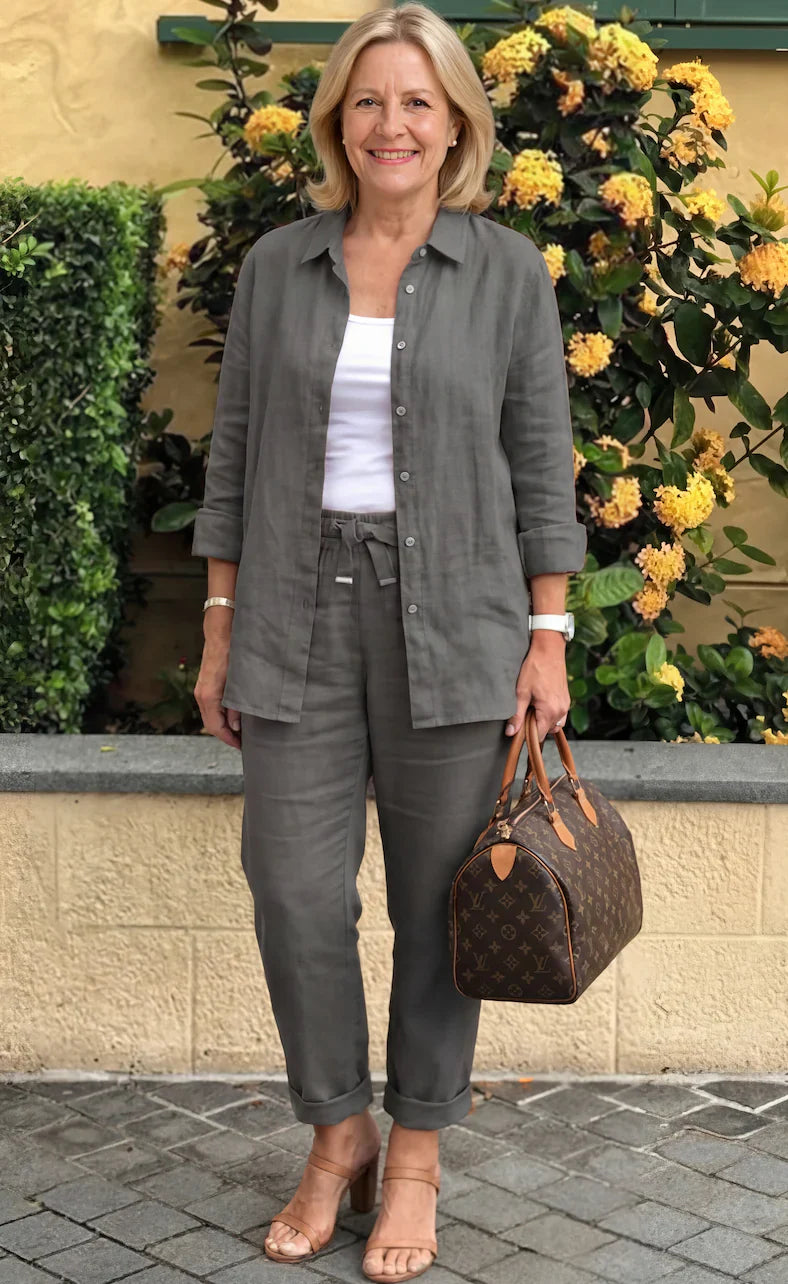Camilla Manfredi™ Effortless Shirt and Pants for Warm Days