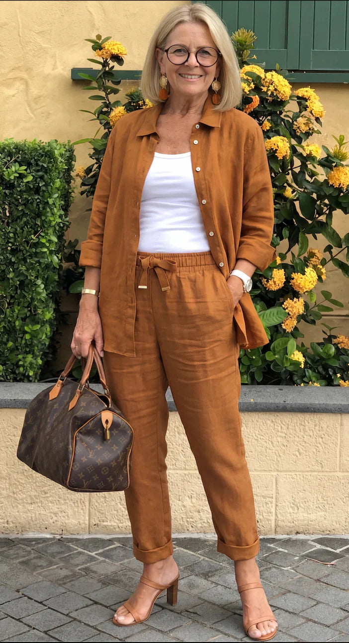 Camilla Manfredi™ Effortless Shirt and Pants for Warm Days