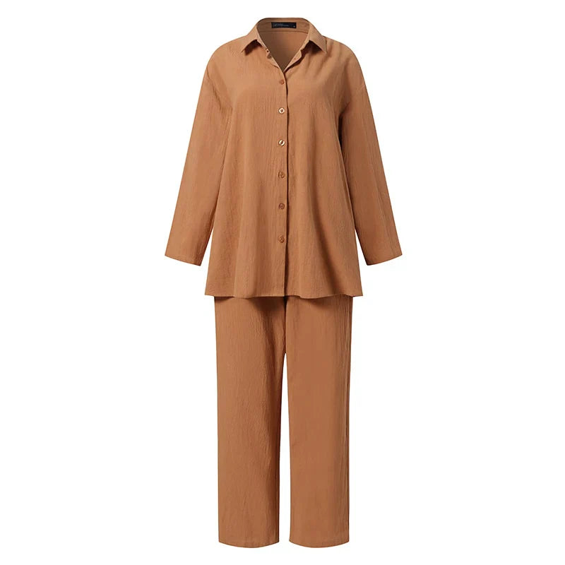 Camilla Manfredi™ Effortless Shirt and Pants for Warm Days