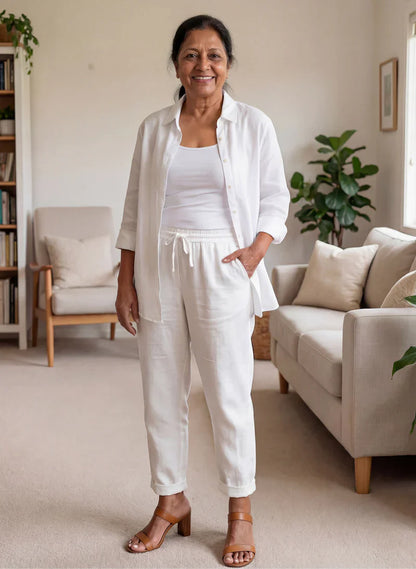 Camilla Manfredi™ Effortless Shirt and Pants for Warm Days