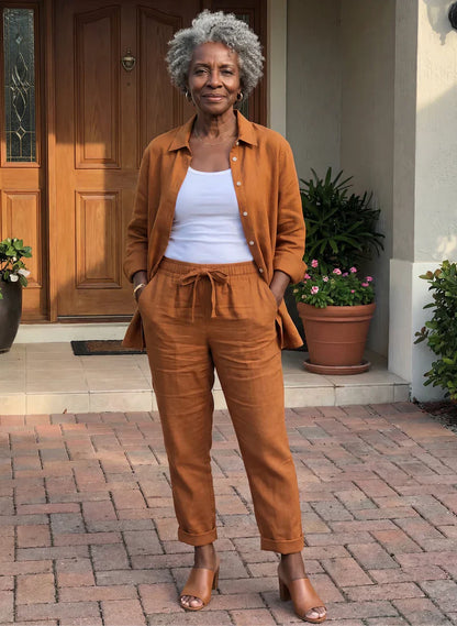 Camilla Manfredi™ Effortless Shirt and Pants for Warm Days