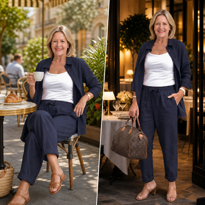 Camilla Manfredi™ Effortless Shirt and Pants for Warm Days