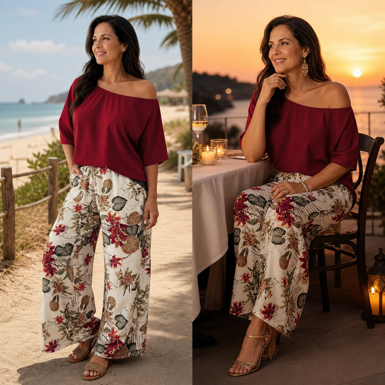 Camilla Panariello™ Coordinated Vacation Set for Effortless Style