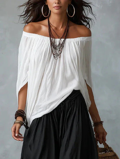 Camilla Ulivelli™ Effortless Off-Shoulder Co-ord Set