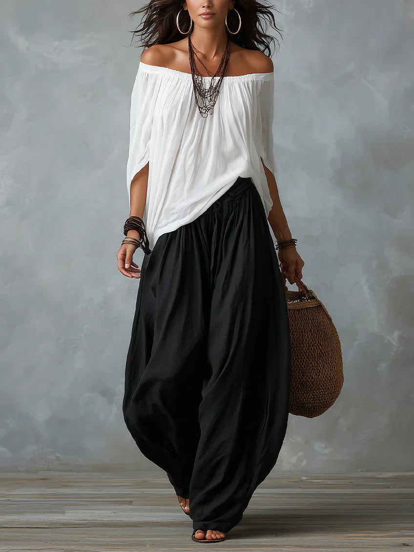 Camilla Ulivelli™ Effortless Off-Shoulder Co-ord Set