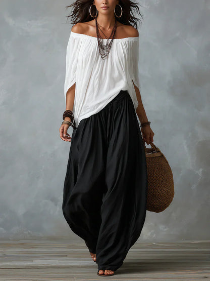 Camilla Ulivelli™ Effortless Off-Shoulder Co-ord Set